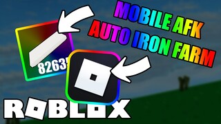 HOW TO MAKE AFK AUTO IRON SMELTER ON ROBLOX MOBILE | ROBLOX SKYBLOCK [BETA]