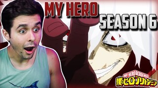 "I JUST CANT WAIT ANYMORE" My Hero Academia Season 6 - Official Trailer 4 REACTION!