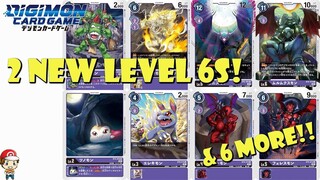 2 Crazy New Level 6 Purple Digimon Revealed! & Many More Cards! (Digimon TCG - BT6: Double Diamond)