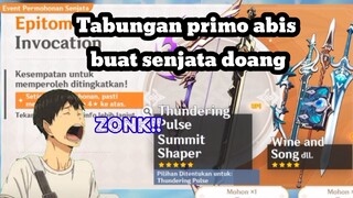 NASIB PLAYER GRATISAN KETIKA GACHA BENNER SENJATA | GENSHIN IMPACT