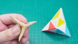 Từ khi học origami và biến dạng khối lục diện, tay tôi không rảnh rỗi