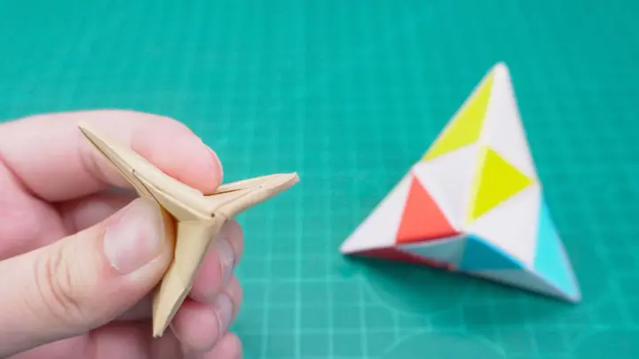How to make a transferable origami hexahedron