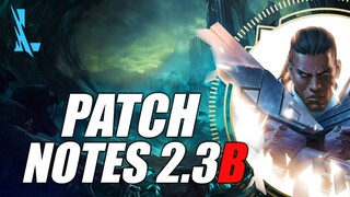 Wild Rift - Patch Notes 2.3B | Sentinel Of Light