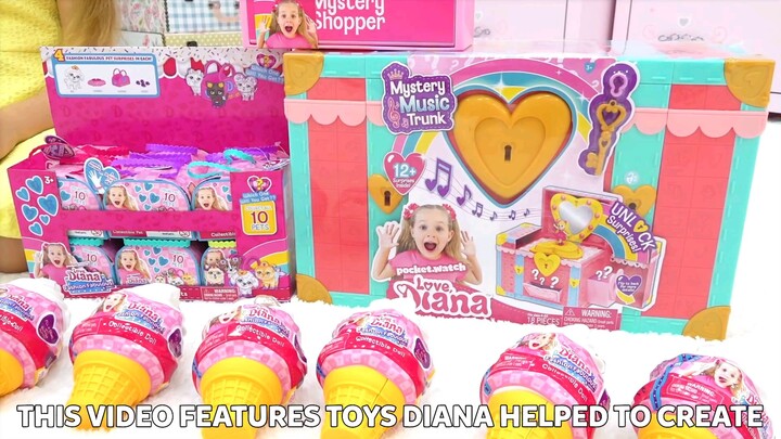 DIANA AND FRIENDS PLAYS DIANAS TOYS