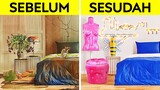 KIAT PARENTING JUARA SEPUTAR RUMAH || DIY Dekor bagi Orang Tua & Anak! Tips Makeover oleh 123 GO!