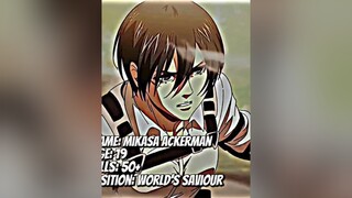 mikasa mikasaackerman ackerman mikasaedit fyp ackermanedit mikasaackermanedit mikasasupremacy aot A