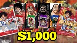 $1000 CARD & DECKS!?!! ONE PIECE CARD GAME *MARKET WATCH*