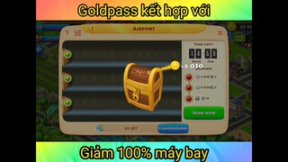 Goldpass tháng 10 này mà kết hợp với giảm 100% máy bay thì hết sảy - #townshiptip