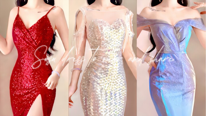 The mermaid has come ashore! This must be the mermaid princess's dress! 160 cm/46 kg prom gown fisht