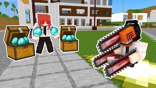 Monster School : Poor Chainsaw Man Love Rich Girl - Minecraft Animation