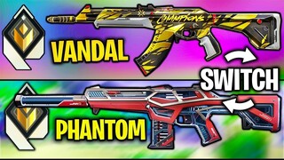 Phantom VS Vandal Mains, But they Switched Guns