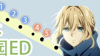 [Irish Whistle Tutorial] みちしるべ/ Michishirube Road Sign Violet Evergarden ED Minori Chihara’s detaile