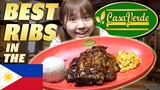 Best Rib in the Philippines Japanese girl is so impressed @Casa Verde