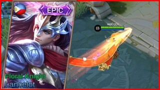 NEW EPIC SKIN LANCELOT FLORAL KNIGHT 🟢 MLBB