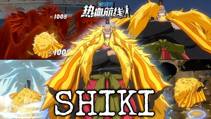 SHIKI FULL SKILL GAMEPLAY - ONE PIECE FIGHTING PATH