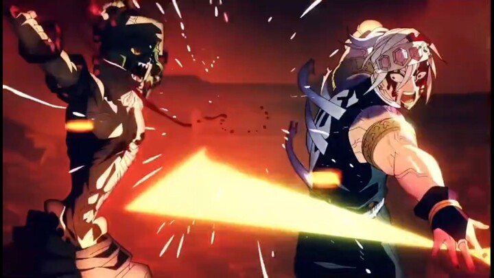 uzui vs gyutaro full fight||💯 ADRENALIN