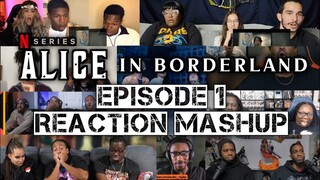 Alice in Borderland Episode 1 Reaction Mashup | Netflix Series