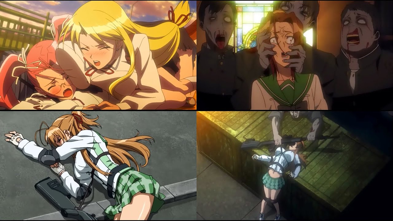 Highschool of the Dead Ryona - BiliBili