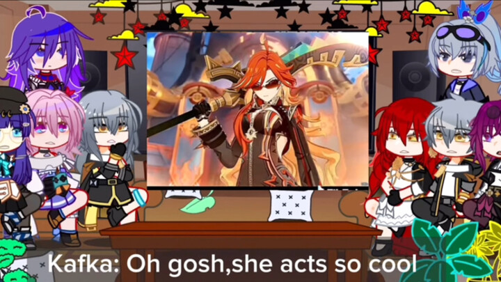 Honkai Star Rail reacts to Mavuika Vs Capitano (Natlan 5.0 Cut screen)
