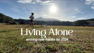 Living Alone in the Philippines: Setting new habits and goals for 2024  🌱