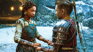 Atreus Choose His Future Wife Scene - God Of War Ragnarok PS5 2022