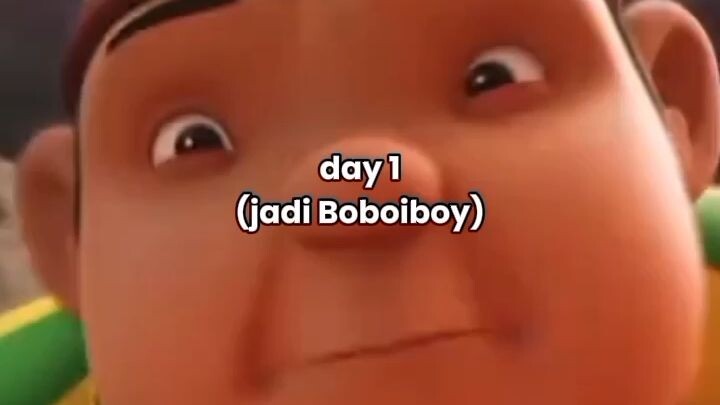 Day 1 jadi Boboiboy#monsta#boboiboybaraju