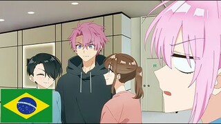 Shikimori vai ao shopping com seu irmão // Kawaii dake ja Nai Shikimori-san [DUBLADO]