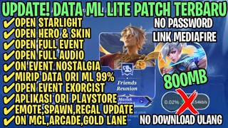 Data ML Lite Full Event 800Mb Terbaru Patch Hero Revamp | ML Lite | Cara Mengatasi Lag & Patah Patah