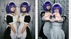 Kaede x Suzu Cosplay 😅💜 Anime