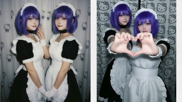 Kaede x Suzu Cosplay 😅💜 Anime
