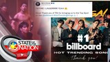 "Bazinga" ng SB19, number 1 sa weekly hot trending songs ng Billboard | 24 Oras