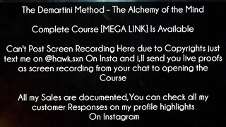The Demartini Method Course The Alchemy of the Mind Download