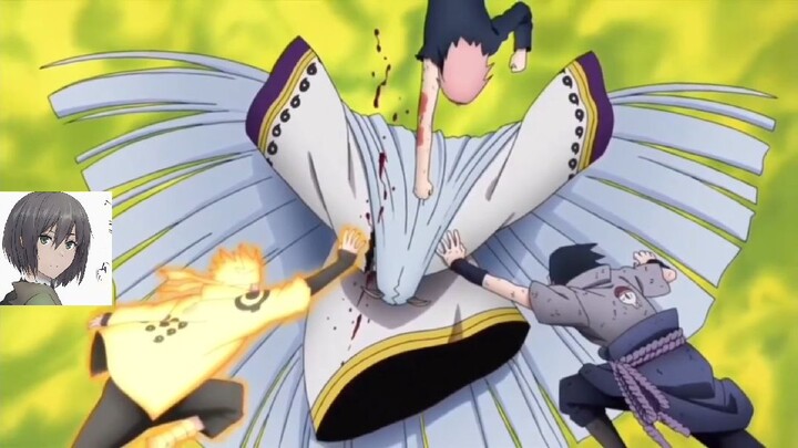 Team 7,Kakashi with Susanoo vs Kaguya Ōsutsuki