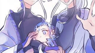 【procreate】假如哪吒和敖丙的武器变成了人？！