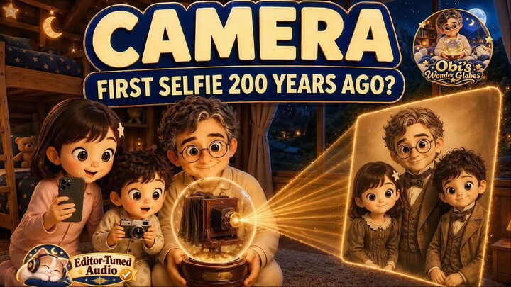 EP4｜200年前可以自拍吗？📷｜Could You Take a Selfie 200 Years Ago?｜Slow, Gentle English 历史动画