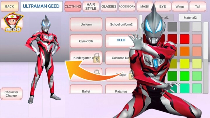 Ada Karakter Baru ULTRAMAN GEED di Sakura School Simulator  #sakuraschoolsimulator @Anak eS De