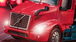 Detail tingkat model mobil! Hasbro VNR Optimus Prime Edisi Merek Bersama Volvo