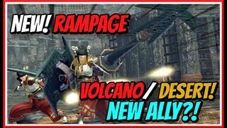 Monster Hunter: Rise - New Trailer! Rampage Gameplay! Volcanic Area / Desert Area