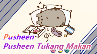 [Pusheen] Soundtrack Inggris| Pusheen Bernyanyi Lagi~~~Musik Video- Pusheen Tukang Makan ????