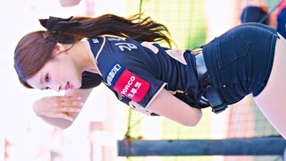 4K直拍 花园喵棒子妹妹金正薇啦啦队｜甜妹炸裂球场！