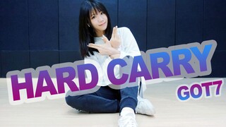 المعجبات يرقصن على النسخة الكاملة من Hard Carry [عودة GOT7 في 20 أبريل]