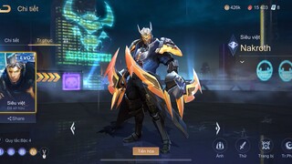 Liên Quân Mobile - Review Skin Nakroth Siêu Việt Bậc 3 Cực Đẹp