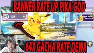 🔥🔥GACHA 64X DI BANNER BARU UNTUK GOD PIKA [GILASIH AMPASNYA CAP IBLIS] - POKEMON WORLD