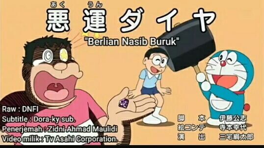 doraemon berlian nasib buruk sub indo