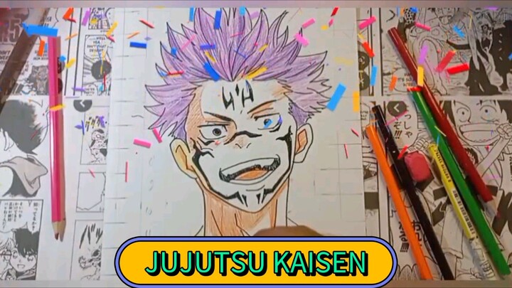 jujutsu kaisen si itadori rambut pink