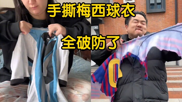 A wave of TikTok creators is tearing up Messi jerseys, and longtime Messi fans have all flipped from