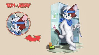 [Tom và Jerry đích thực] Đã khôi phục "hoàn hảo" poster nhân vật Tứ Phi!