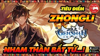 Genshin Impact Nhân Vật || Tiêu điểm ZHONGLI - CÁCH CHƠI, CÁCH BUILD HIỆU QUẢ || Thư Viện Game