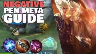 Nathan Negative Pen Build // Pro Builds Mistake // Mobile Legends