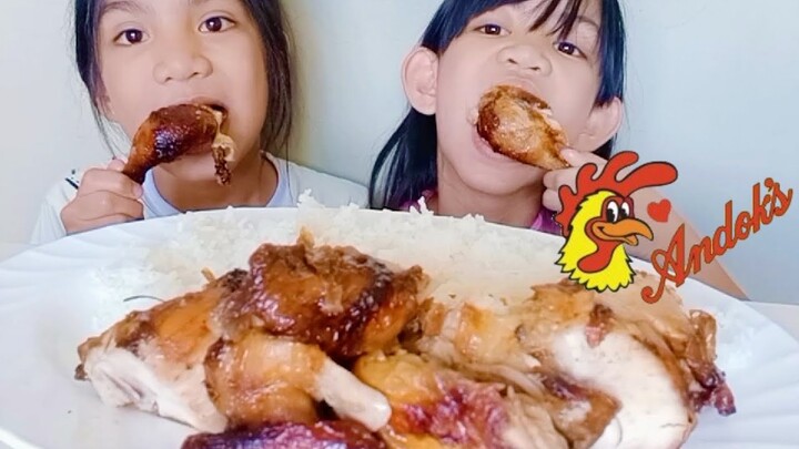 ASMR MUKBANG ANDOKS CHICKEN | JEROME & JUSTINA | EATING SHOW